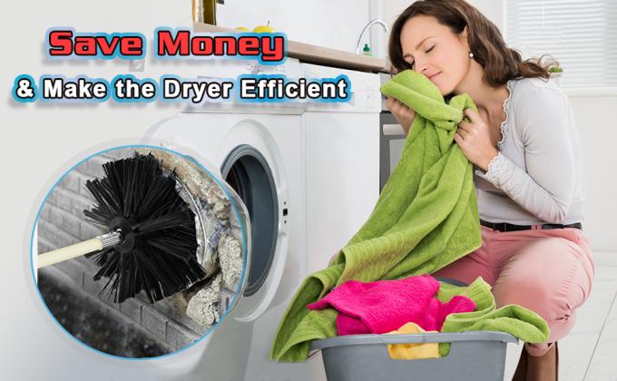 Szczotki kominowe do usuwania kłaczków 13 stóp 0,6 kg 5