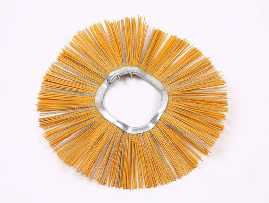 Zhenda Iron Ring Waved Wafer Brush Ring For Road Snow Cleaning