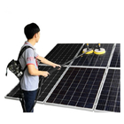 Electric Double Head Photovoltaic Panel Cleaning Brush Glass Cleaning Brush