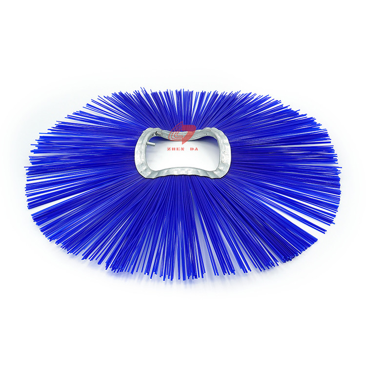Zhenda Iron Ring Waved Wafer Brush Ring For Road Snow Cleaning